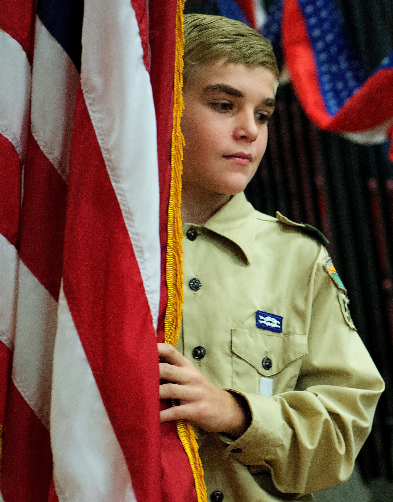 Veterans Day assembly in Shoshone